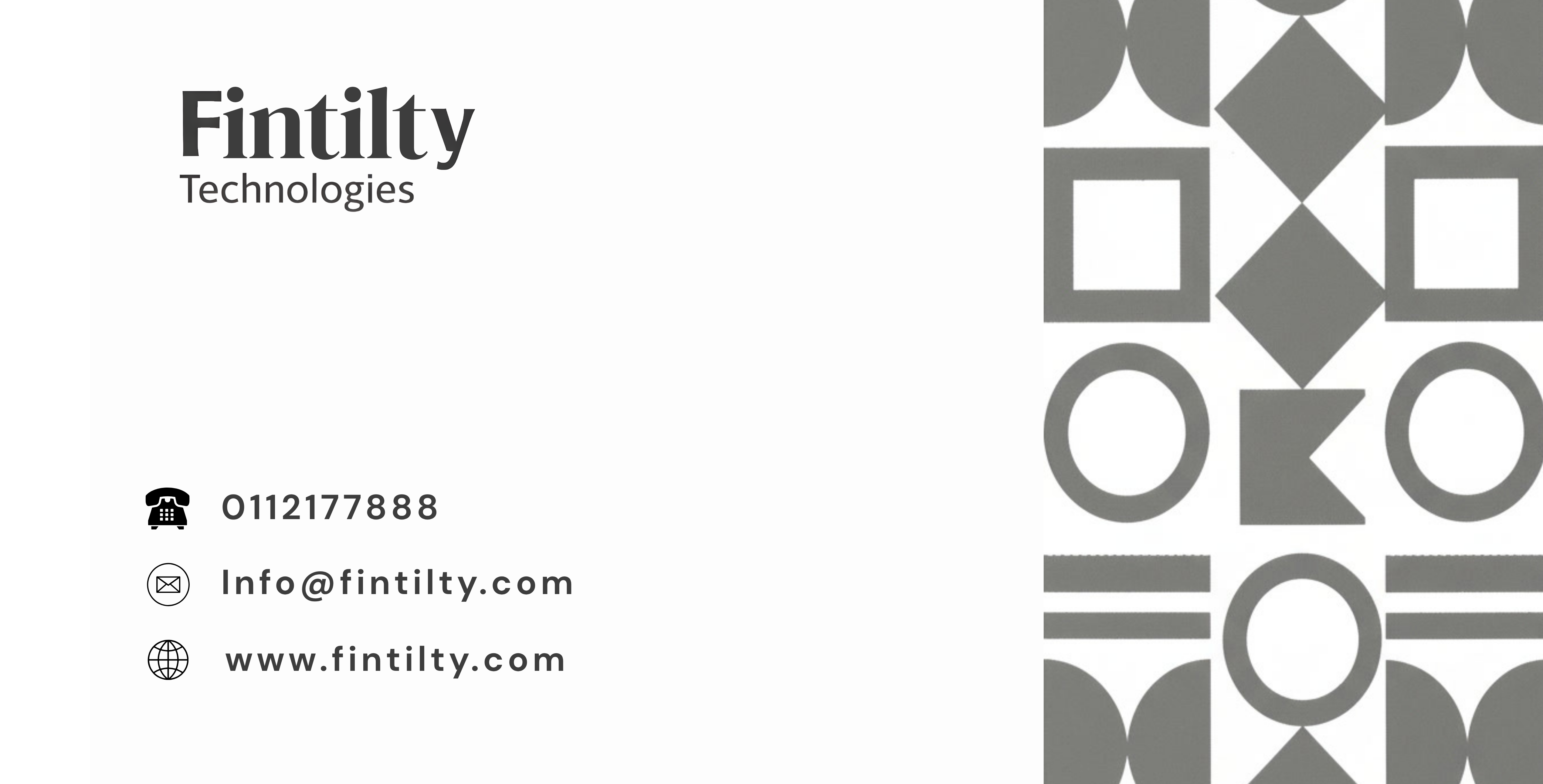 Business card back
